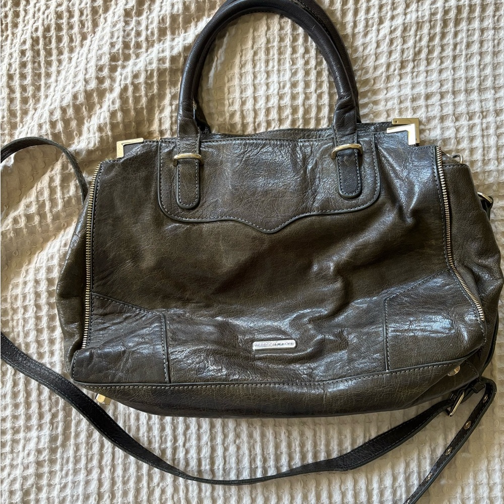 Rebecca Minkoff Dark Gray Leather Satchel